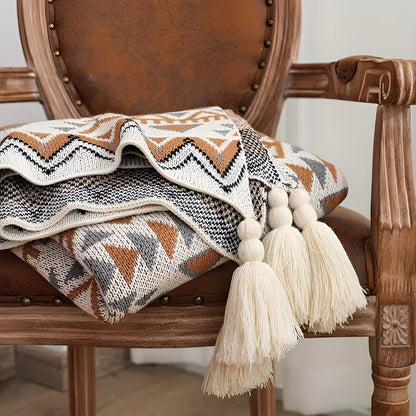 Colorful Chic Fleece Throw Blanket