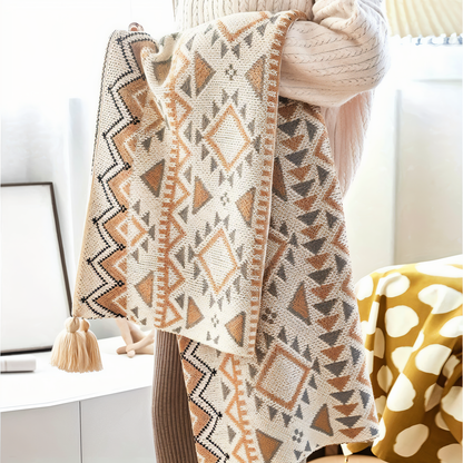 Colorful Chic Fleece Throw Blanket