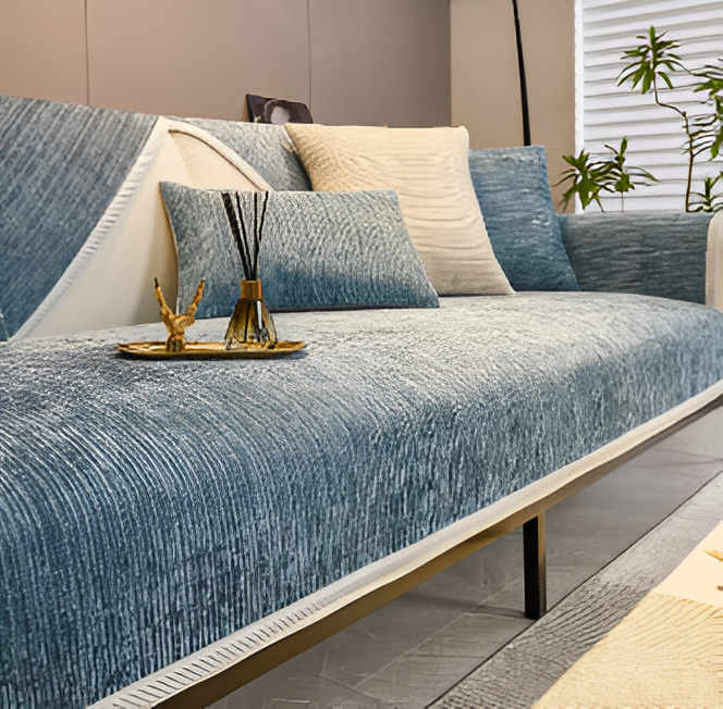 Plush Fleece Couch Slipcover - Cofik