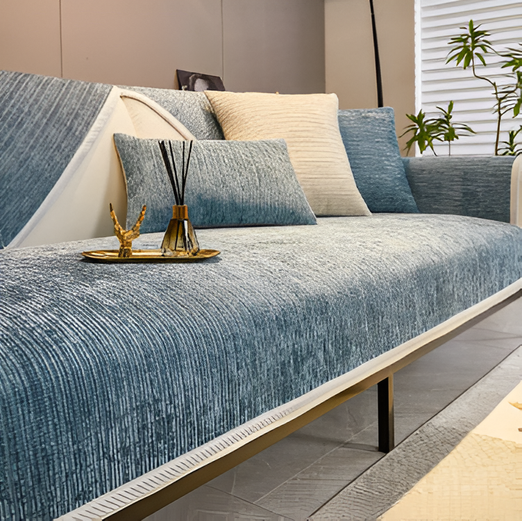 Plush Fleece Couch Slipcover