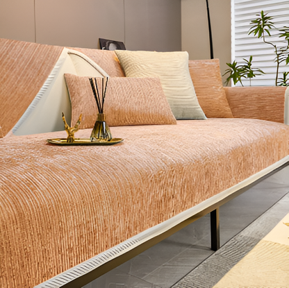 Plush Fleece Couch Slipcover