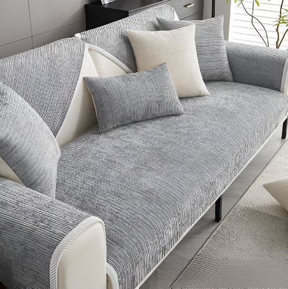 Plush Fleece Couch Slipcover