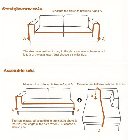 Plush Fleece Couch Slipcover