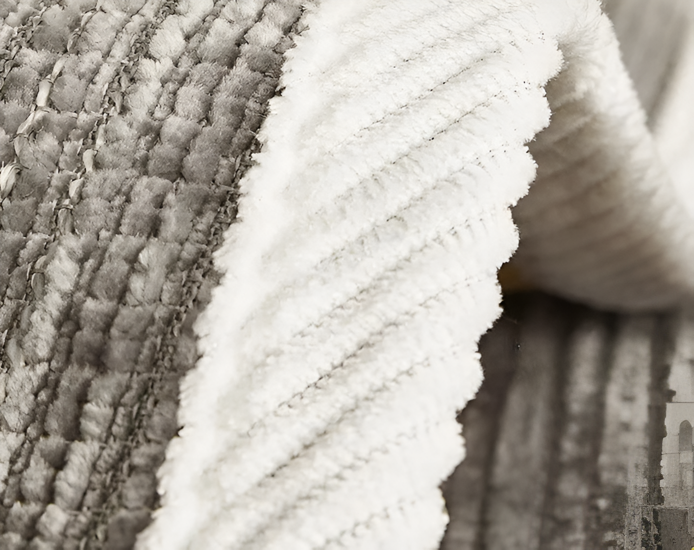 Plush Fleece Couch Slipcover
