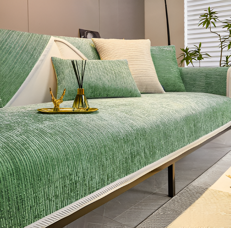 Plush Fleece Couch Slipcover
