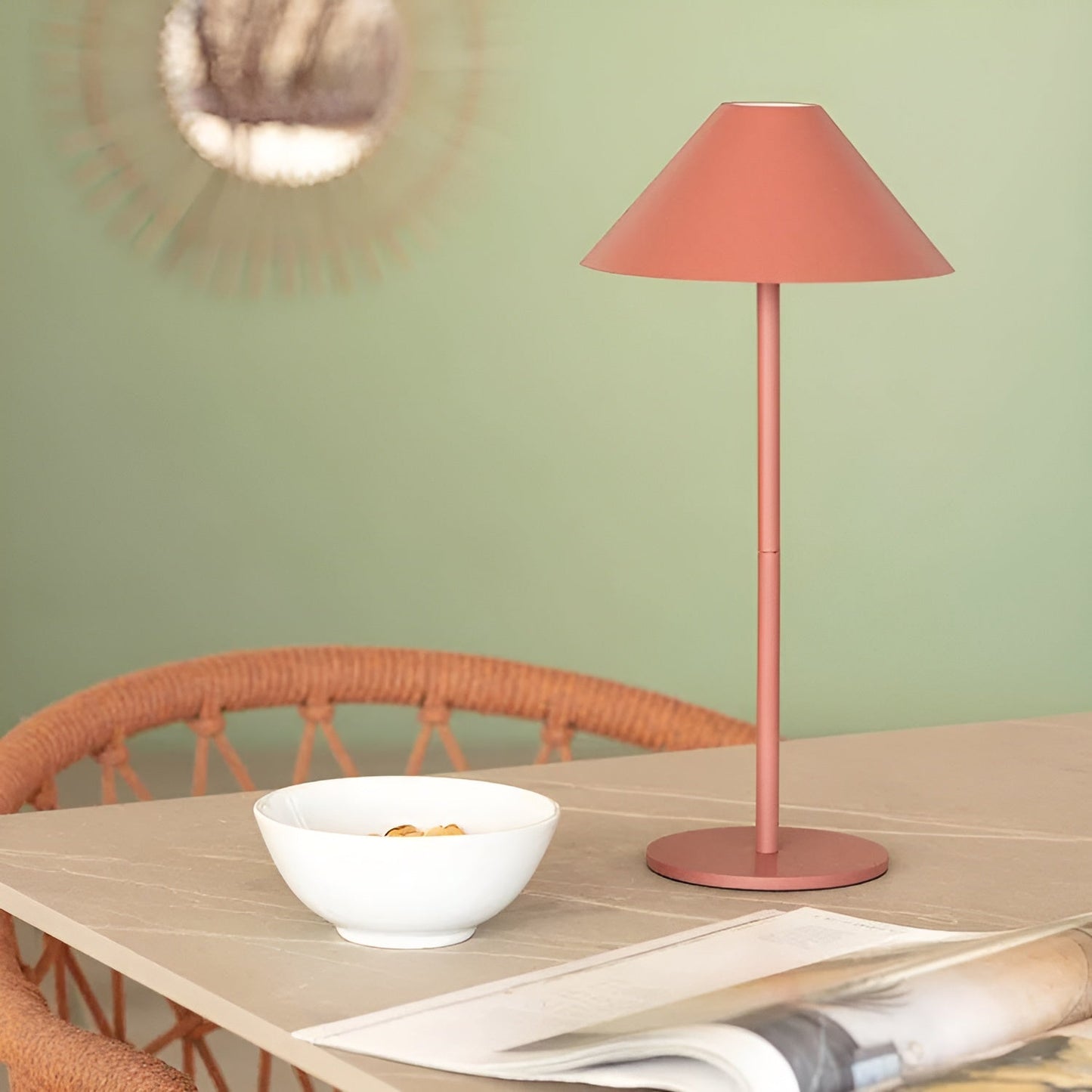Dimmable Modern Cone LED Desk Lamp with Touch Control