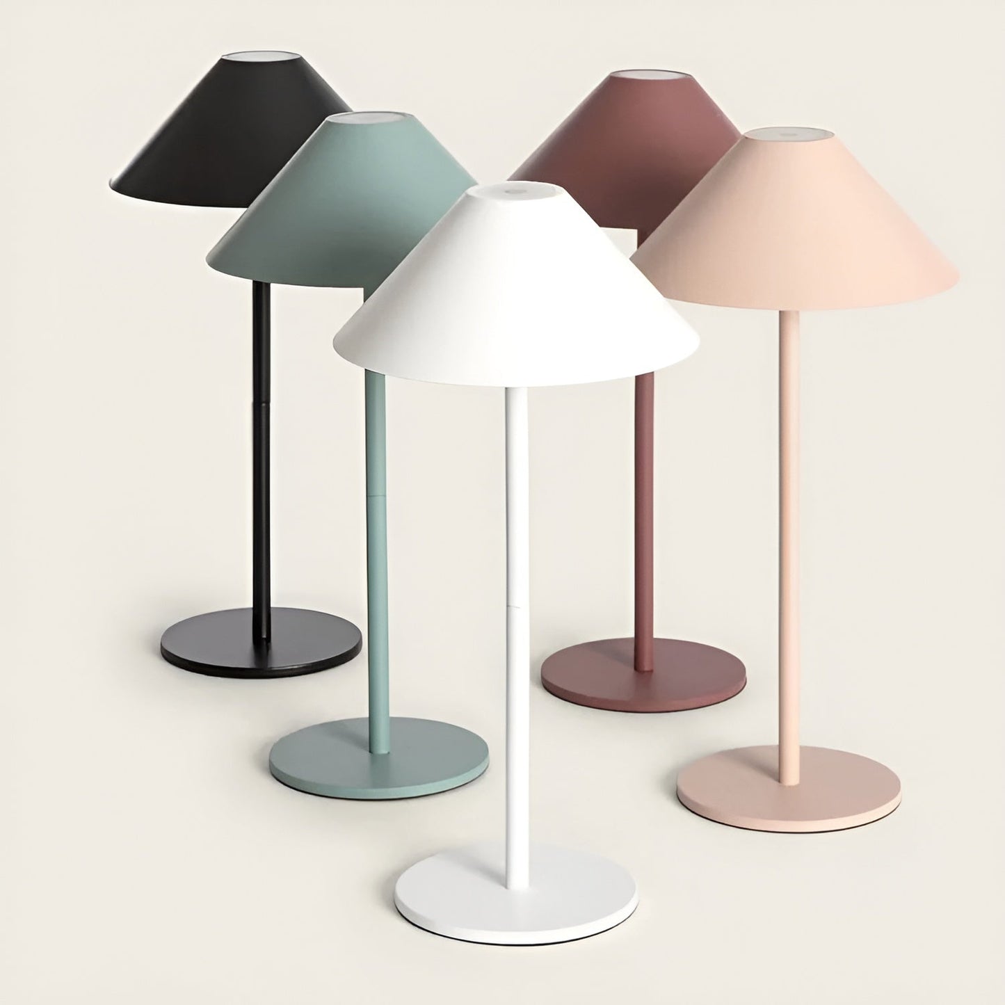 Dimmable Modern Cone LED Desk Lamp with Touch Control
