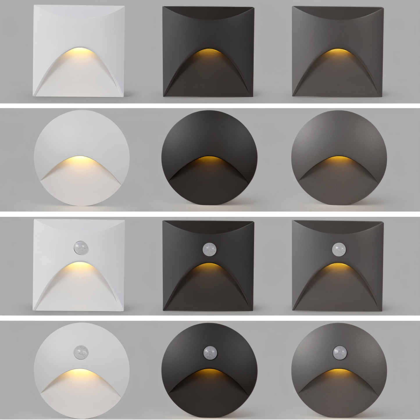 Outdoor Motion Sensor LED Wall Lamp