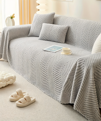 Premium Fabric Sofa Slipcover - Pet Proof Couch Protector