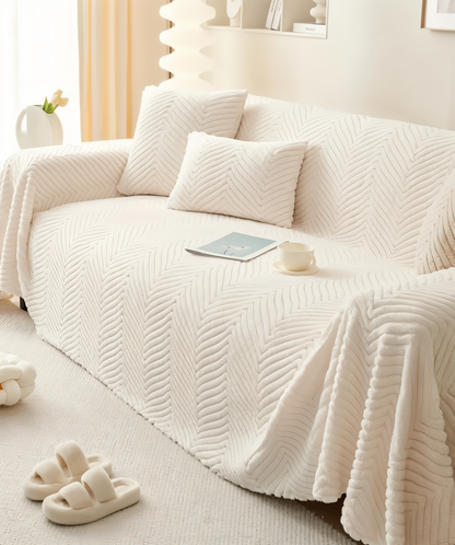 Premium Fabric Sofa Slipcover - Pet Proof Couch Protector