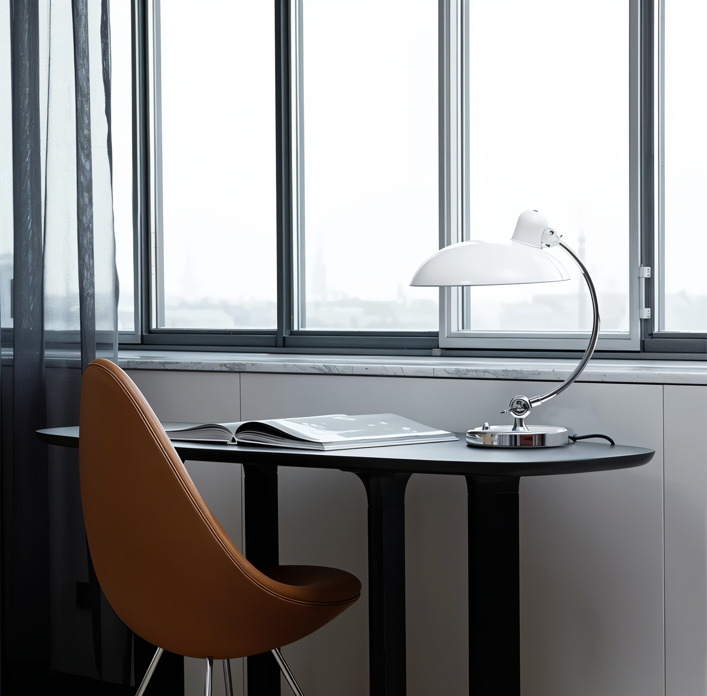 Retro Style Adjustable Metal Desk Lamp