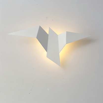 Unique Origami Bird Wall Lamp