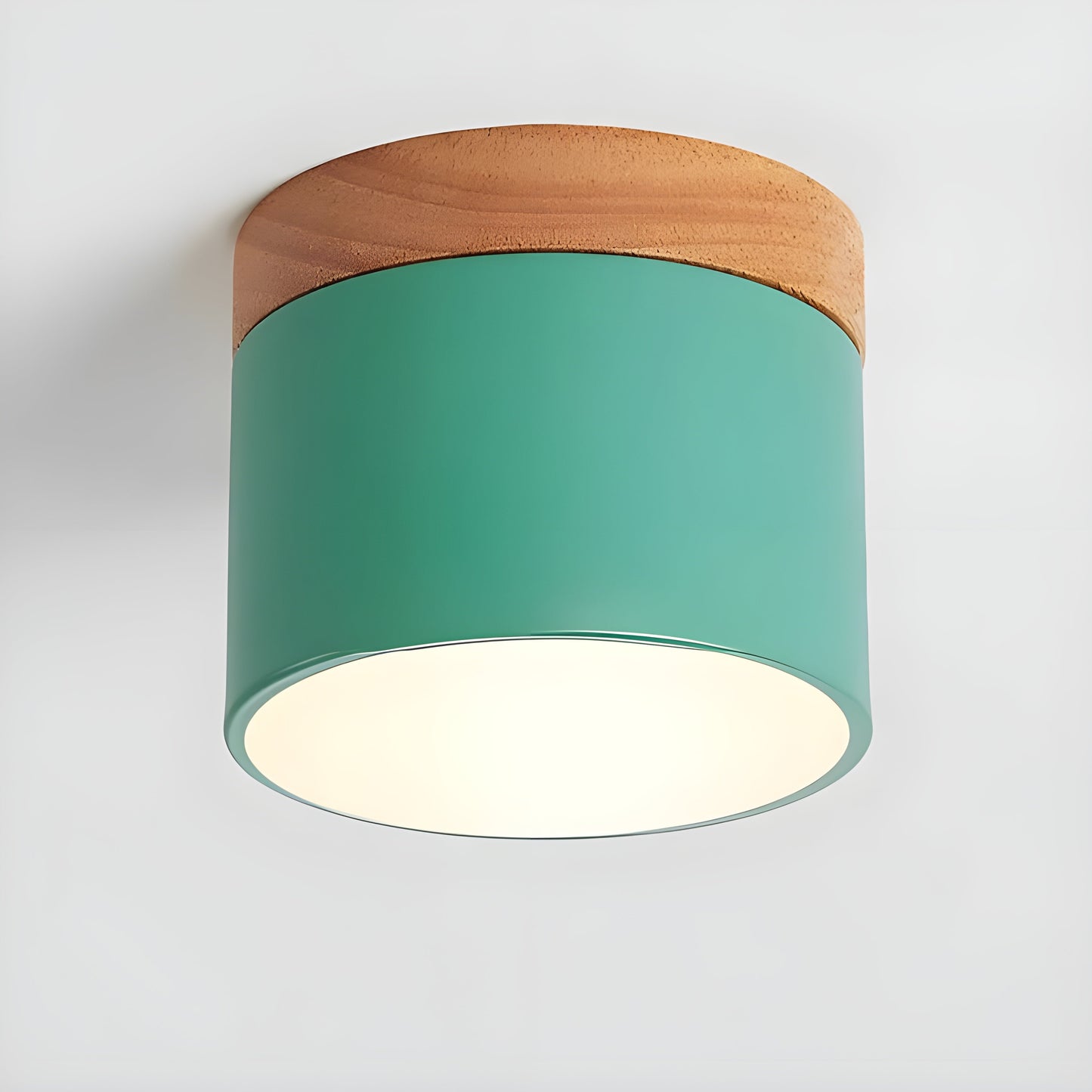 Rustic Wooden LED Pendant Lamp
