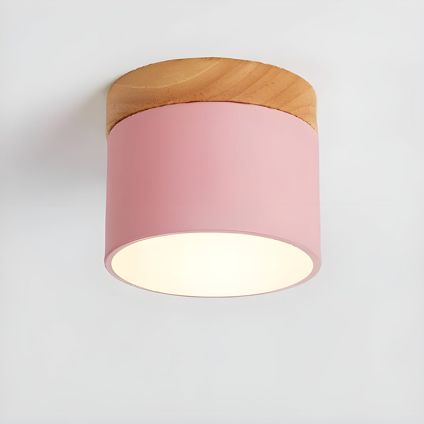 Rustic Wooden LED Pendant Lamp