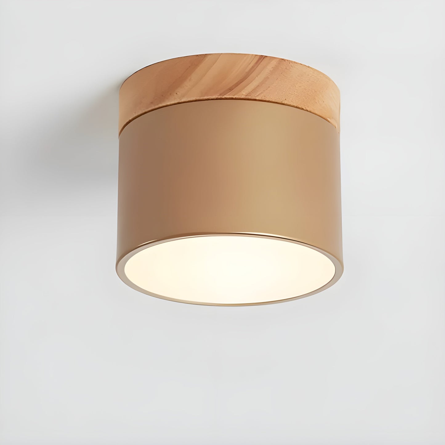 Rustic Wooden LED Pendant Lamp