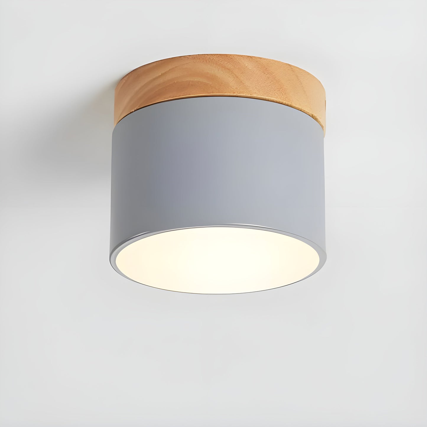 Rustic Wooden LED Pendant Lamp