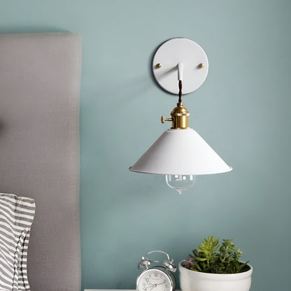 Classic Metal Cone Wall Light