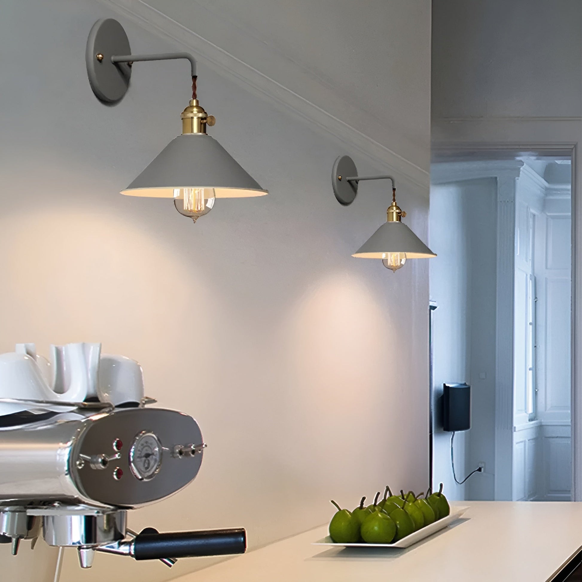 Classic Metal Cone Wall Light - Cofik