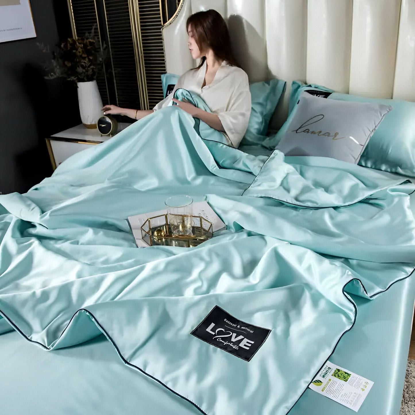 Luxury Soft Satin Bed Sheets
