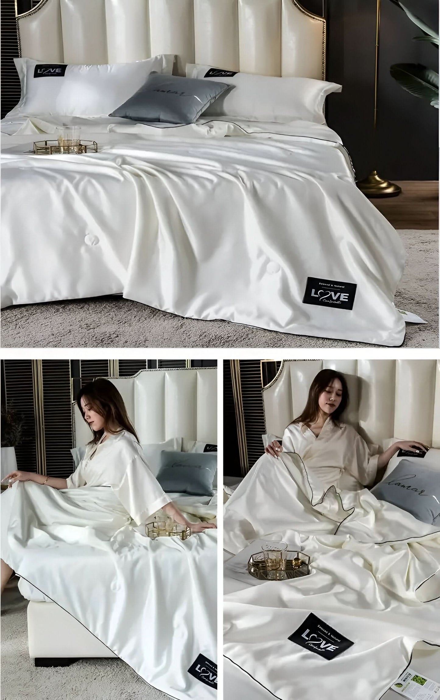 Luxury Soft Satin Bed Sheets