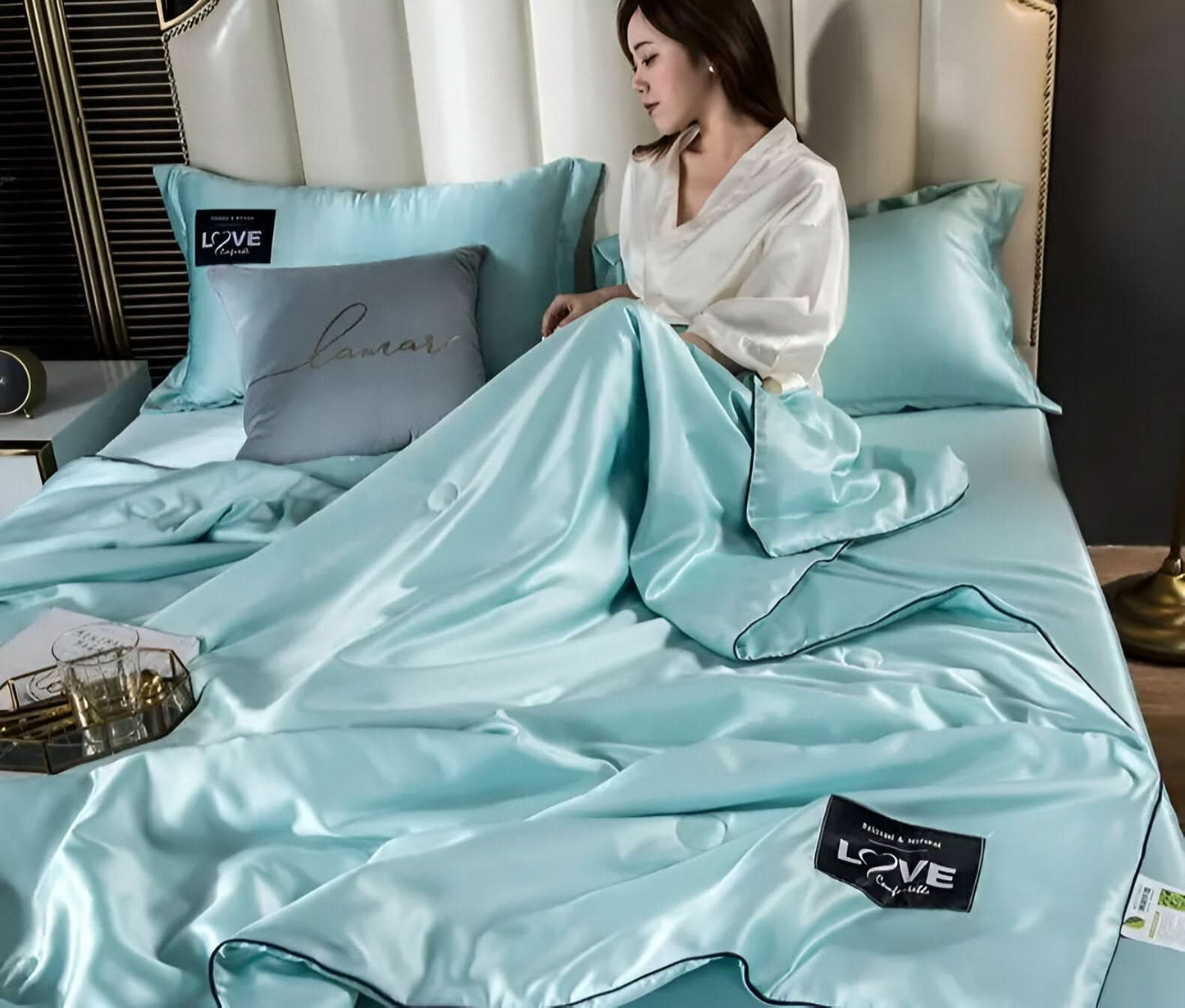 Luxury Soft Satin Bed Sheets - Cofik