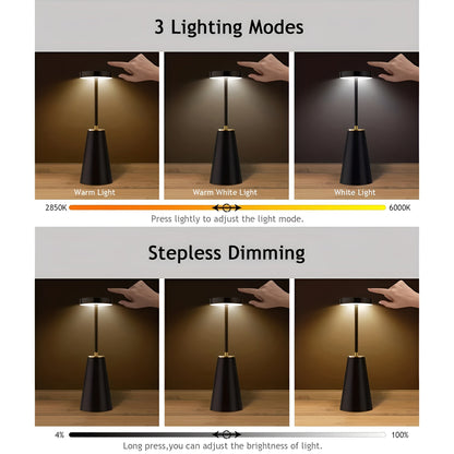 Elegant Dimmable Desk Lamp Modern LED Light