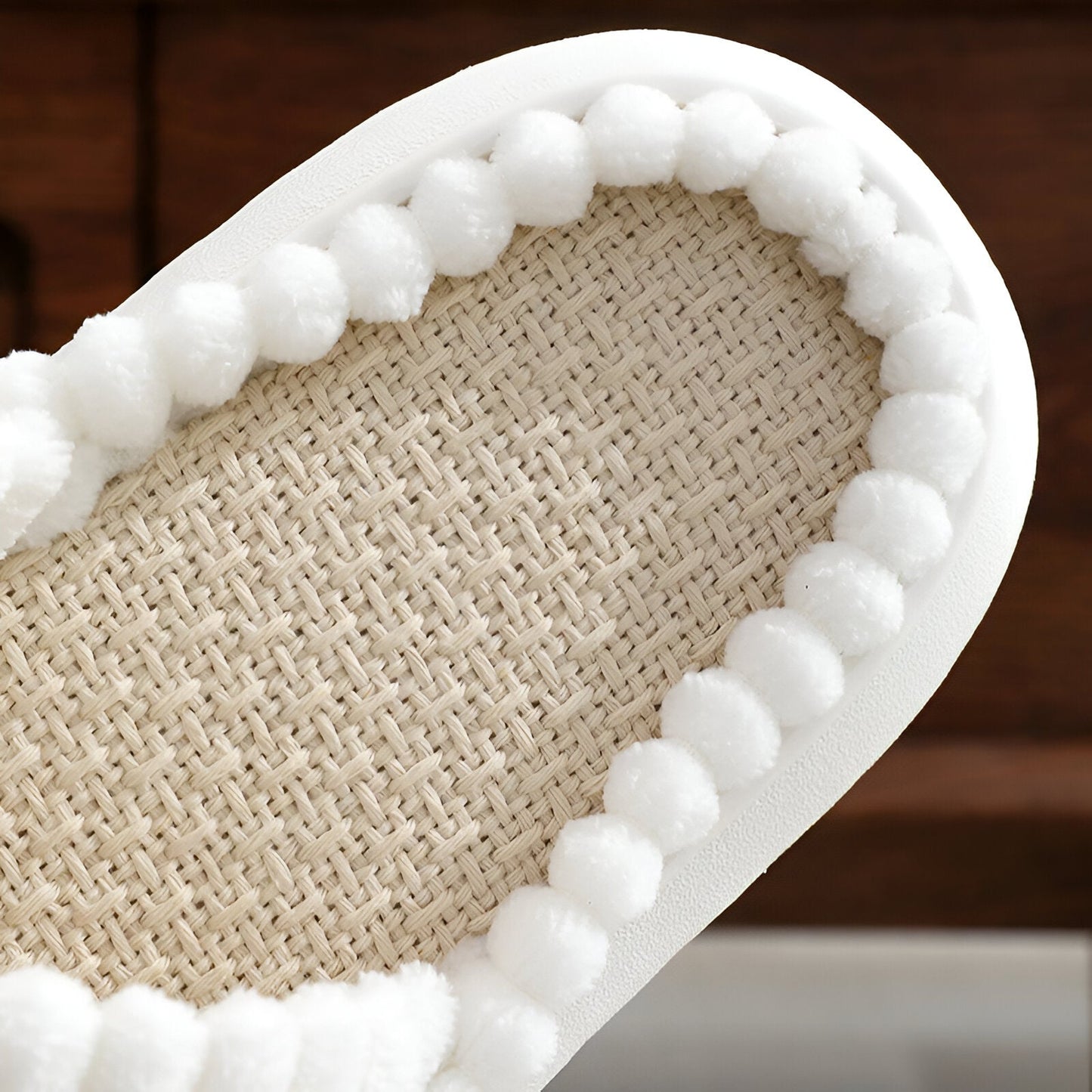 Cozy Fleece Slippers with Cross Strap