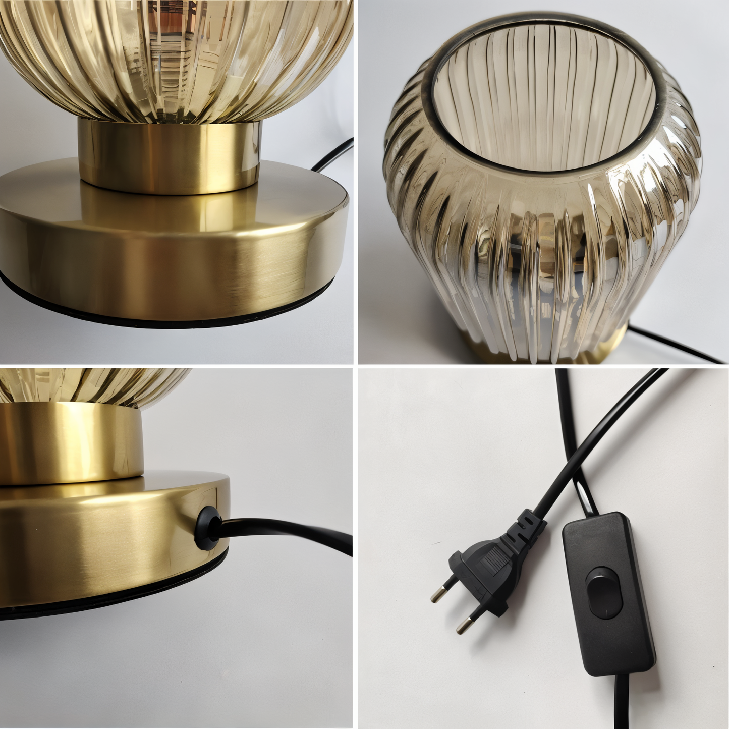 Contemporary Glass Table Light Noxord