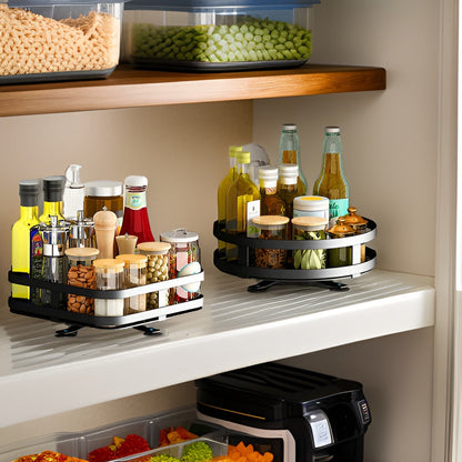 Easy Rotation Kitchen Spice Organizer Rack