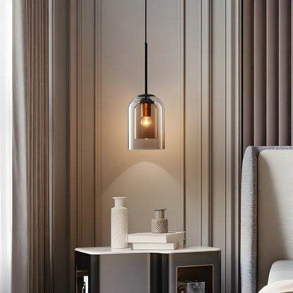 Elegant Double Glass Pendant Lamp