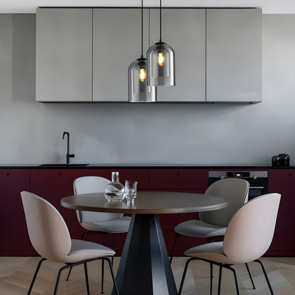 Elegant Double Glass Pendant Lamp