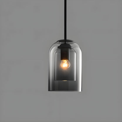 Elegant Double Glass Pendant Lamp
