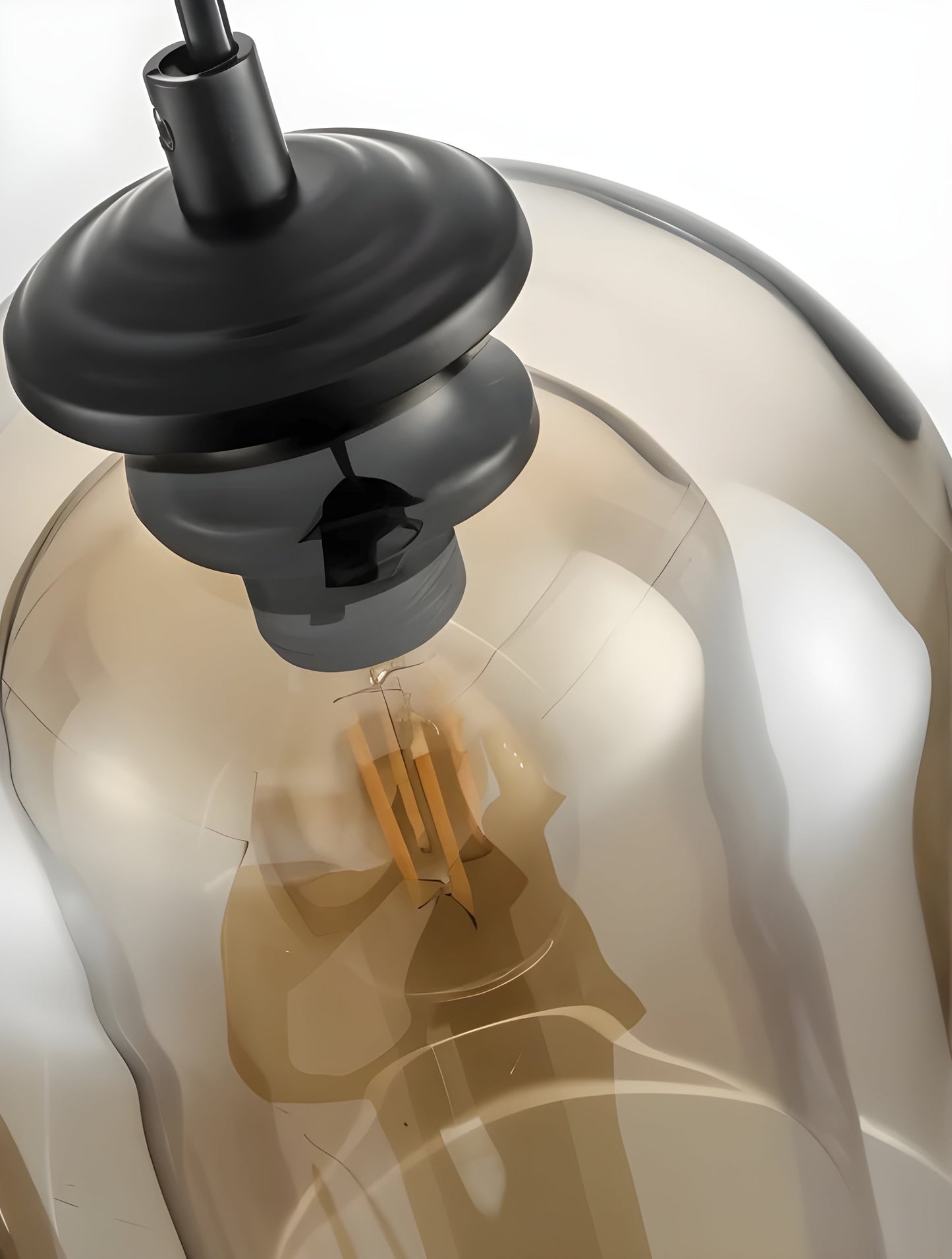 Elegant Double Glass Pendant Lamp