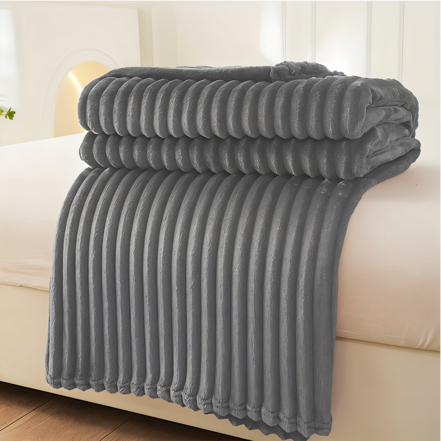 Soft, Warm Fleece Throw Blanket