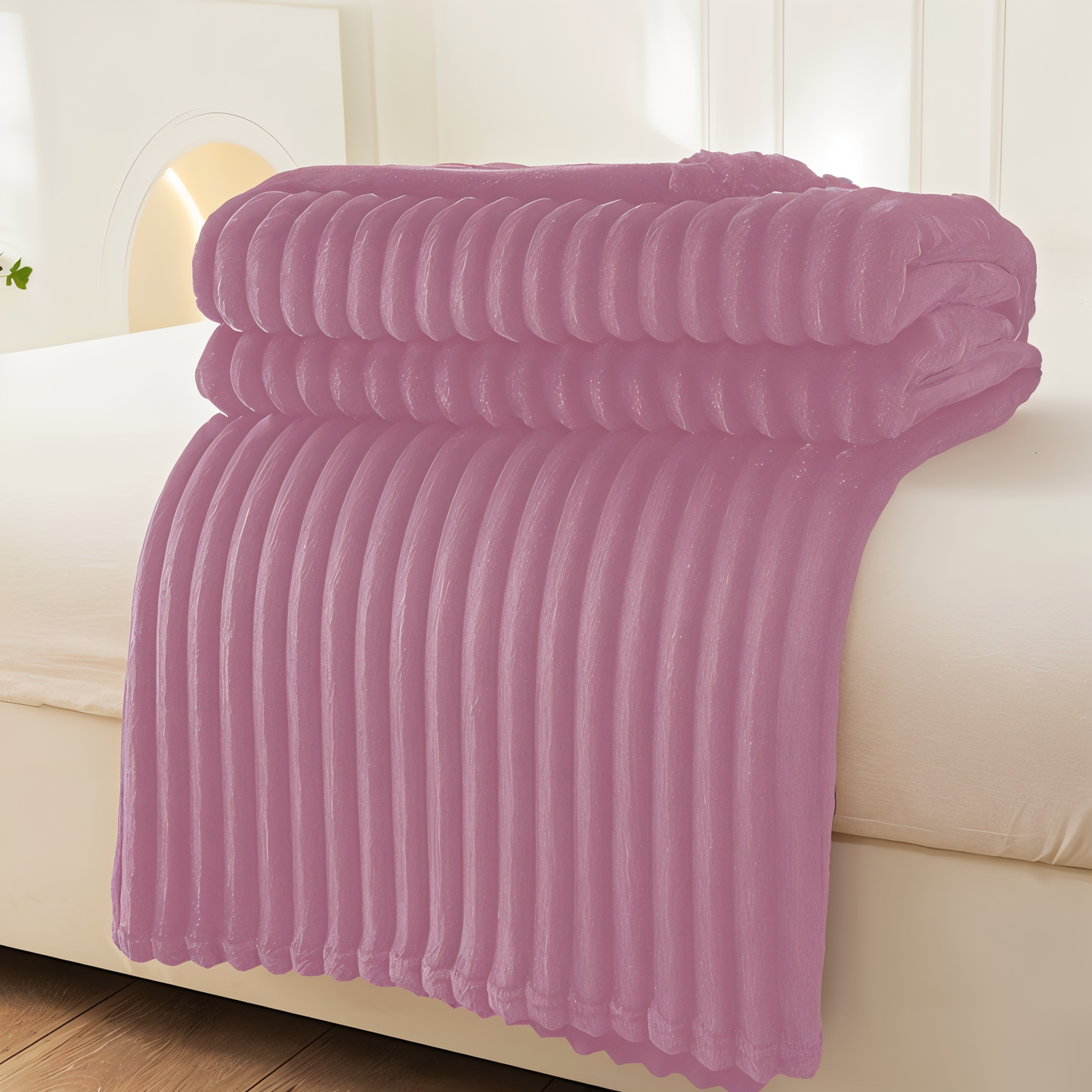 Soft, Warm Fleece Throw Blanket