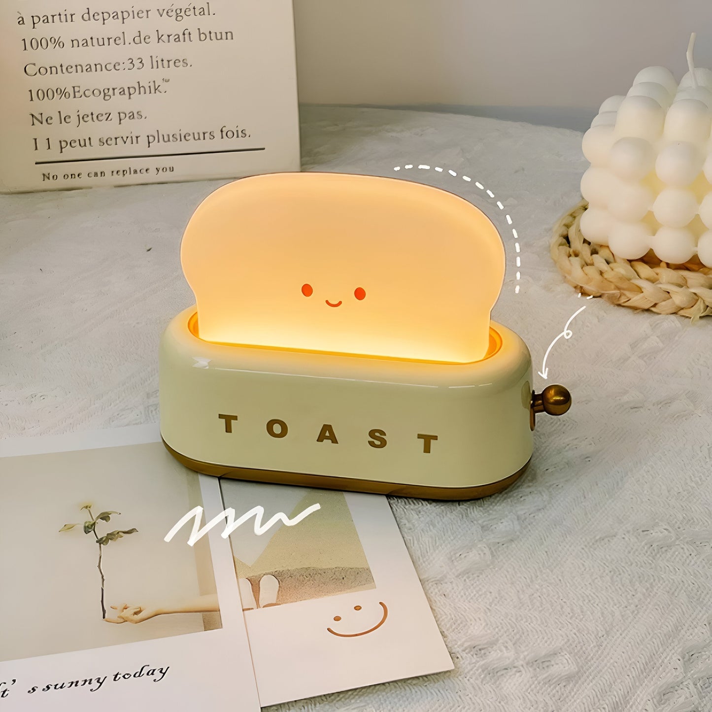 Compact Toaster Table Lamp