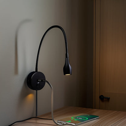 Flexible Reading Wall Lamp with Adjustable Arm