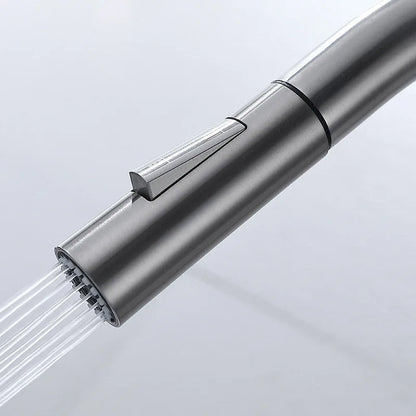Stylish Touch Kitchen Faucet with Flexible Pull-Out Spout
