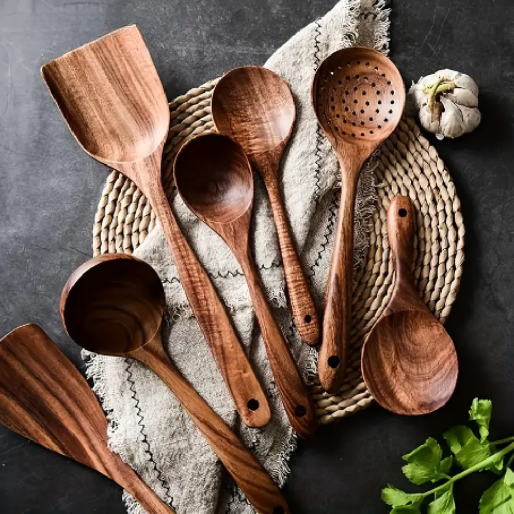 Premium Wood Kitchen Tool Set - Cofik