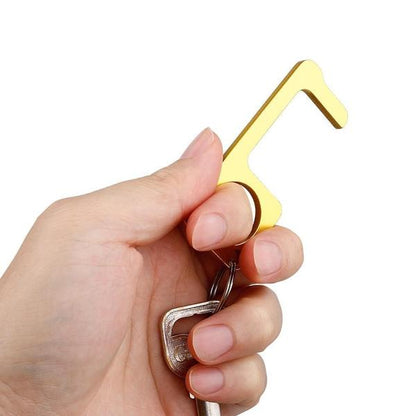 Sanitary Touchless Brass Door Opener & Stylus