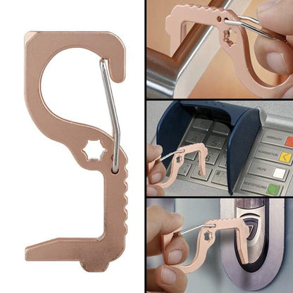 Sanitary Touchless Brass Door Opener & Stylus