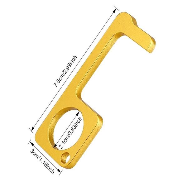 Sanitary Touchless Brass Door Opener & Stylus
