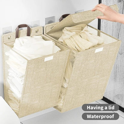 Space-saving Foldable Wall Laundry Hamper