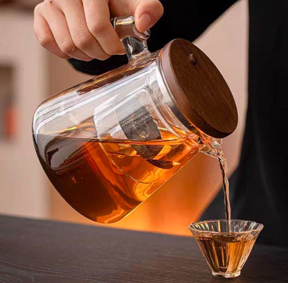 Clear Glass Infusion Teapot