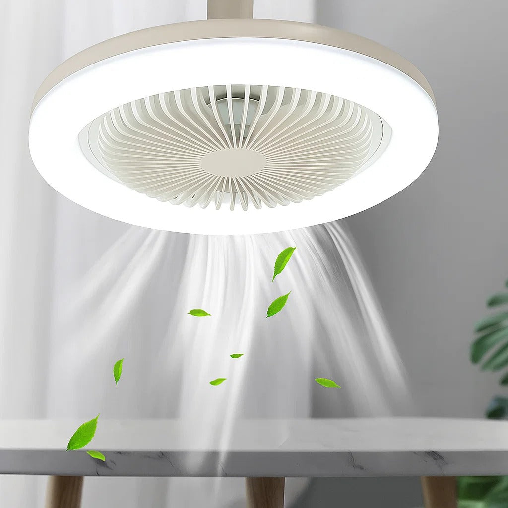 Stylish Ceiling Fan with LED Light and Remote
