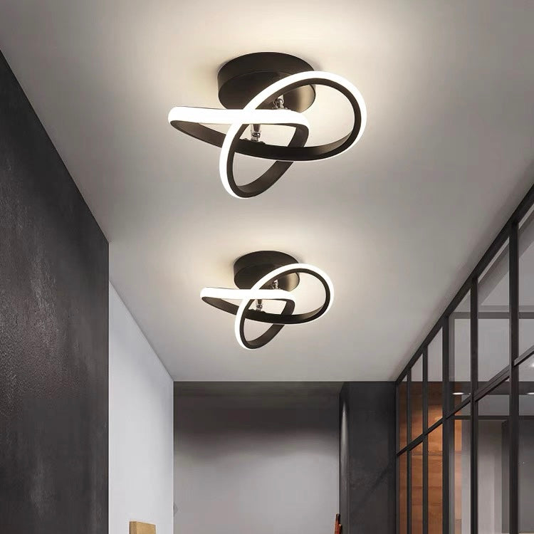 Modern Black LED Ceiling Light Fixture - Cofik