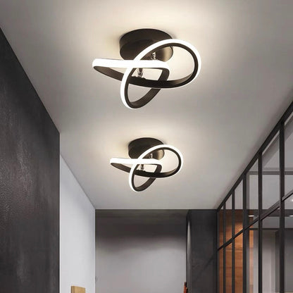Modern Black LED Ceiling Light Fixture - Cofik