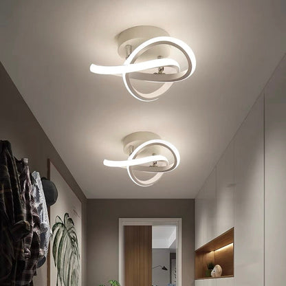 Modern Black LED Ceiling Light Fixture