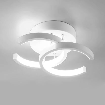 Dark Iron LED Hanging Light