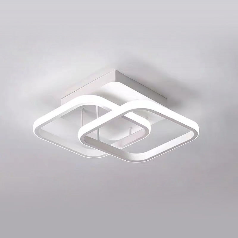 Modern Black LED Ceiling Light Fixture